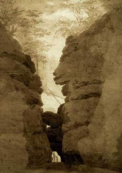 Rock Gate in Uttewalder Grund by Caspar David Friedrich